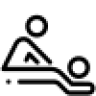 Spa with 2 massage beds icon