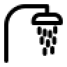 Outdoor shower icon