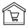On-site souvenirs shop icon
