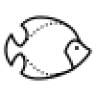 Fish pond icon