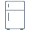 Mini fridge icon