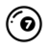 3 pool tables icon
