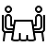 Two 8 & 10 seater wooden dining tables icon