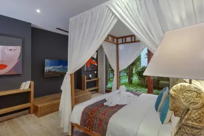 Bedrooms-Tangram-Luxury-Villas-Big-Groups-Seminyak-Bali-4