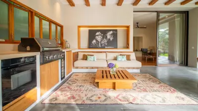BBQ-Area-Luxury-5bed-villa-yoga-shala-river-view-Canggu-4